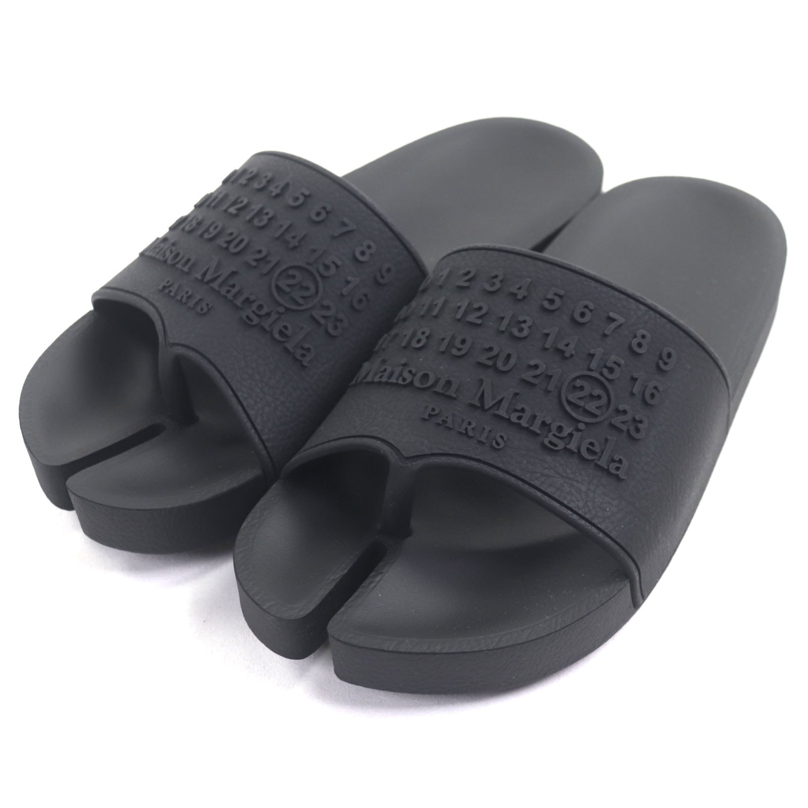 未使用品 メゾンマルジェラ22 サンダル TABI タビ ブラック メンズ 39 S58WX0092