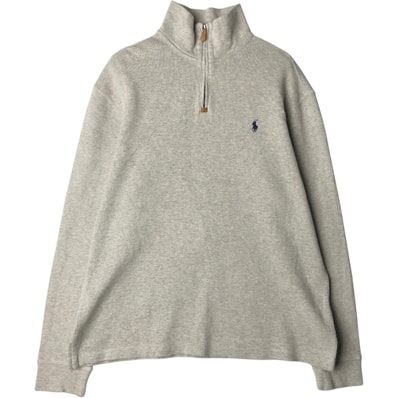 古着 ラルフローレン Ralph Lauren POLO by Ralph Lauren ハーフジップスウェットシャツ トレーナー メンズL相当/eaa629884