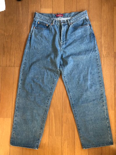 Supreme Baggy Jean "Washed Indigo" (22SS)