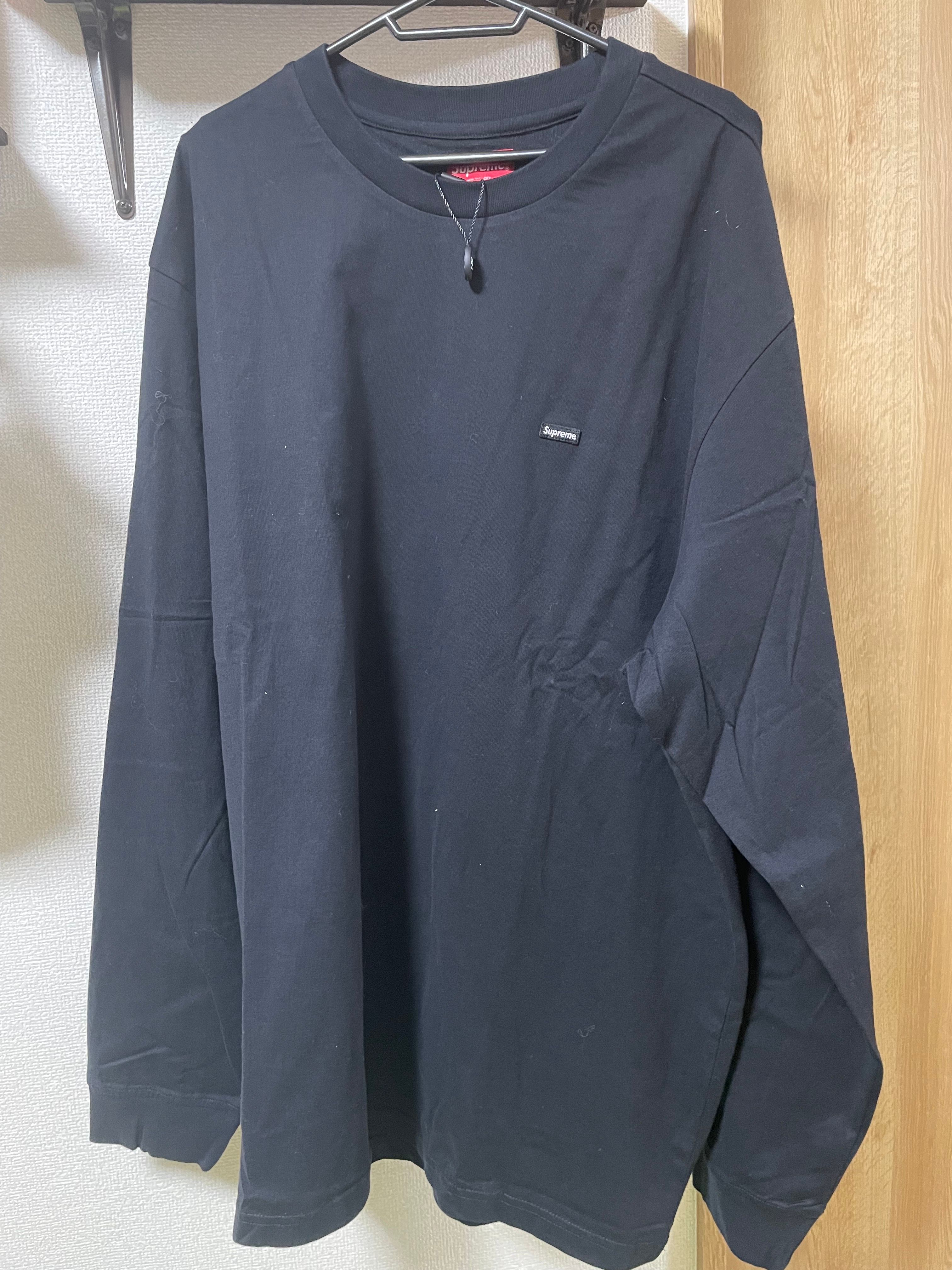 Supreme Small Box L/S Tee "Black"(22FW)