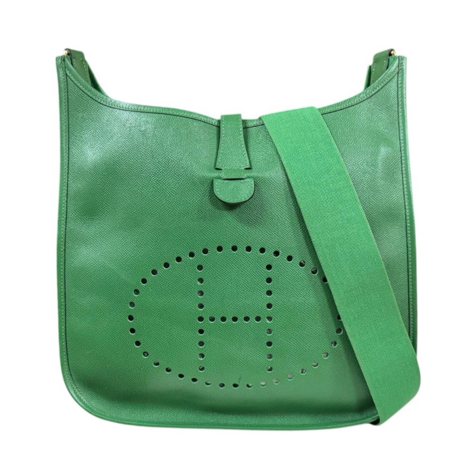 エルメス エブリンI GM ショルダーバッグ クシュベル グリーン レディース HERMES  中古
