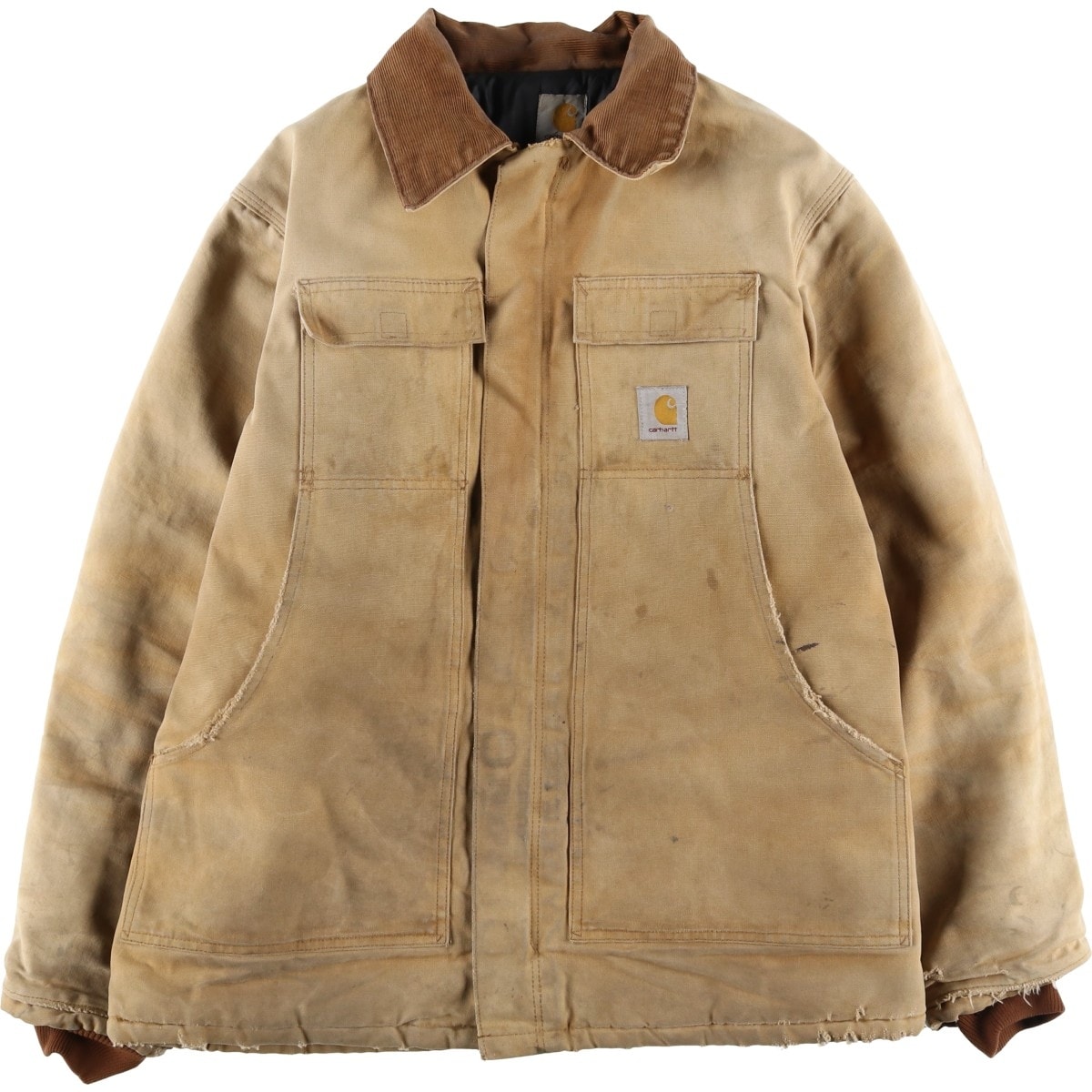 古着 カーハート Carhartt トラディショナルコート 中綿入り ダックワークジャケット メンズL相当/eaa598217