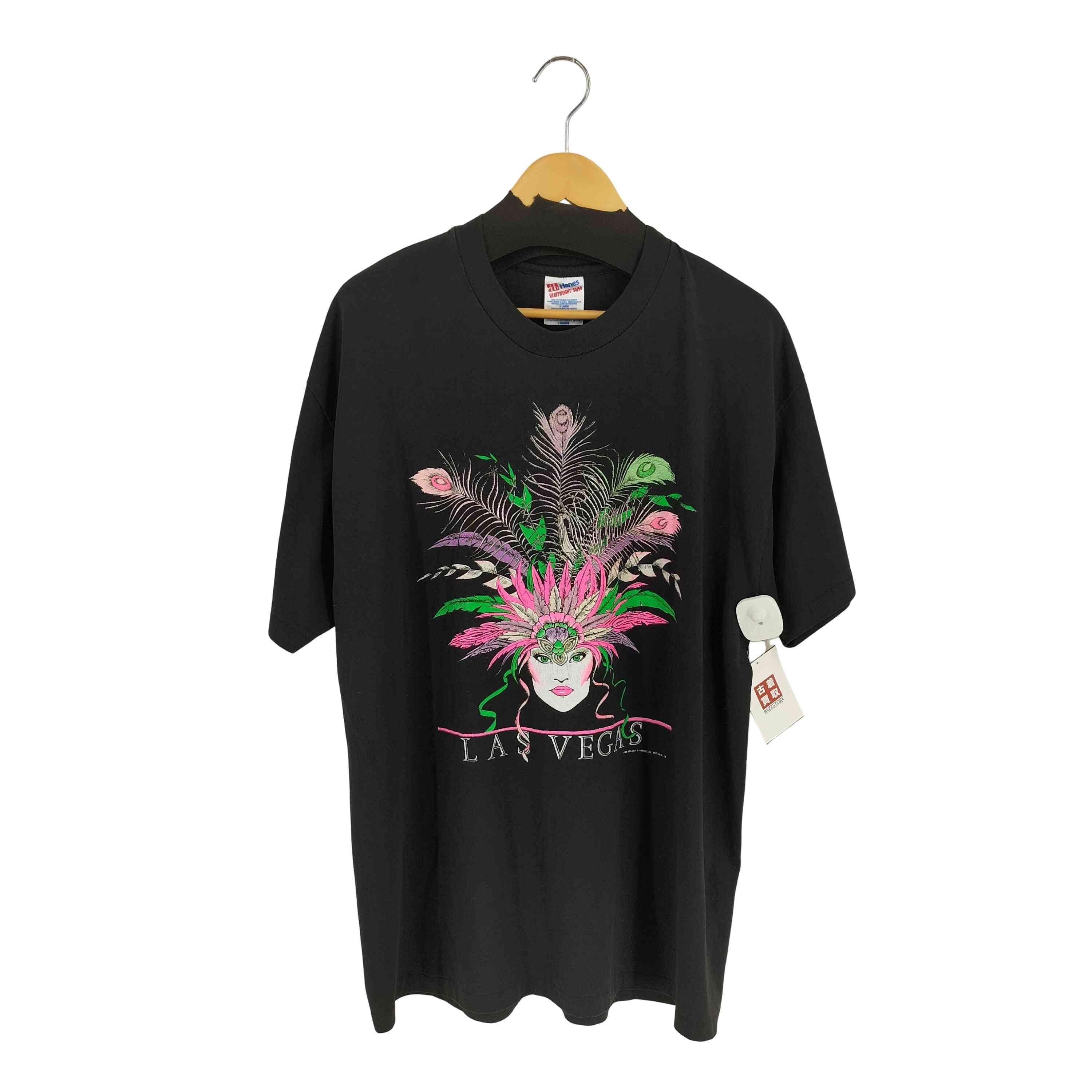 USA製 90S ラスベガスプリントクルーネックTシャツ【1138764183574】