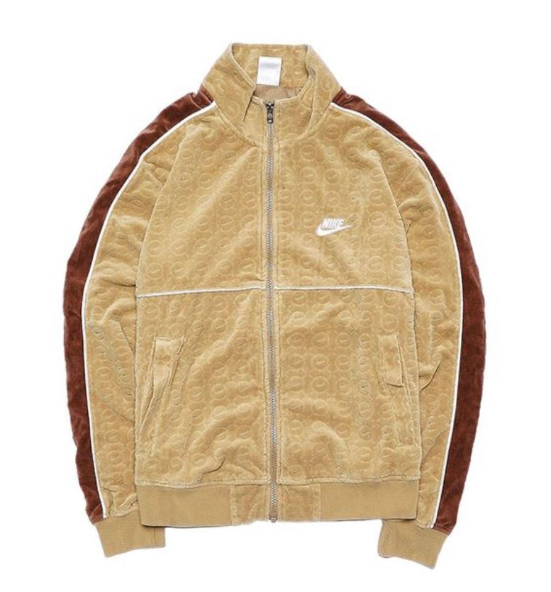 Supreme / Nike® Velour Track Jacket "Tan"