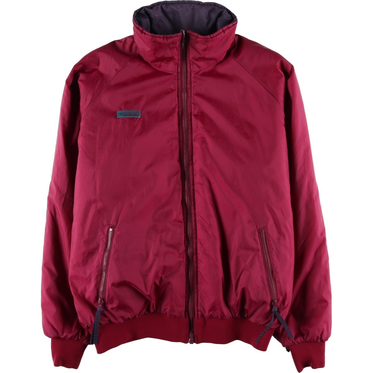 古着 80年代 コロンビア Columbia 白タグ リバーシブル 中綿ジャケット パファージャケット メンズL相当 ヴィンテージ/eaa604960