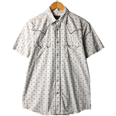 古着 00年代 ラルフローレン Ralph Lauren POLO JEANS COMPANY 花柄 半袖 ウエスタンシャツ メンズM相当/eaa571712