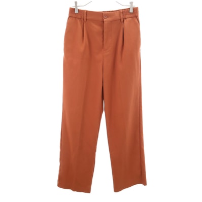 ZARA ザラ ハイウエスト イージーパンツ S オレンジ