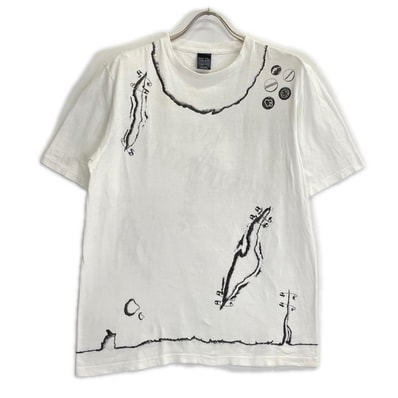 ナンバーナイン ホワイト コットン 黒タグ カート期 BLACK GENERATION プリントTシャツ 5