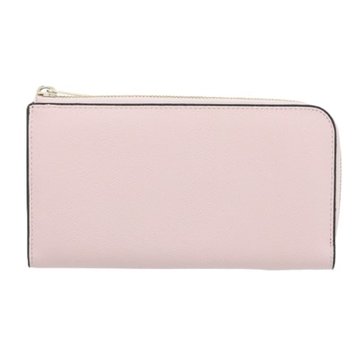 【値下げ】Valextra ヴァレクストラ Lジップパース 長財布 SGZA0024028LOCWZ99 レザー ピンク レディース【中古】