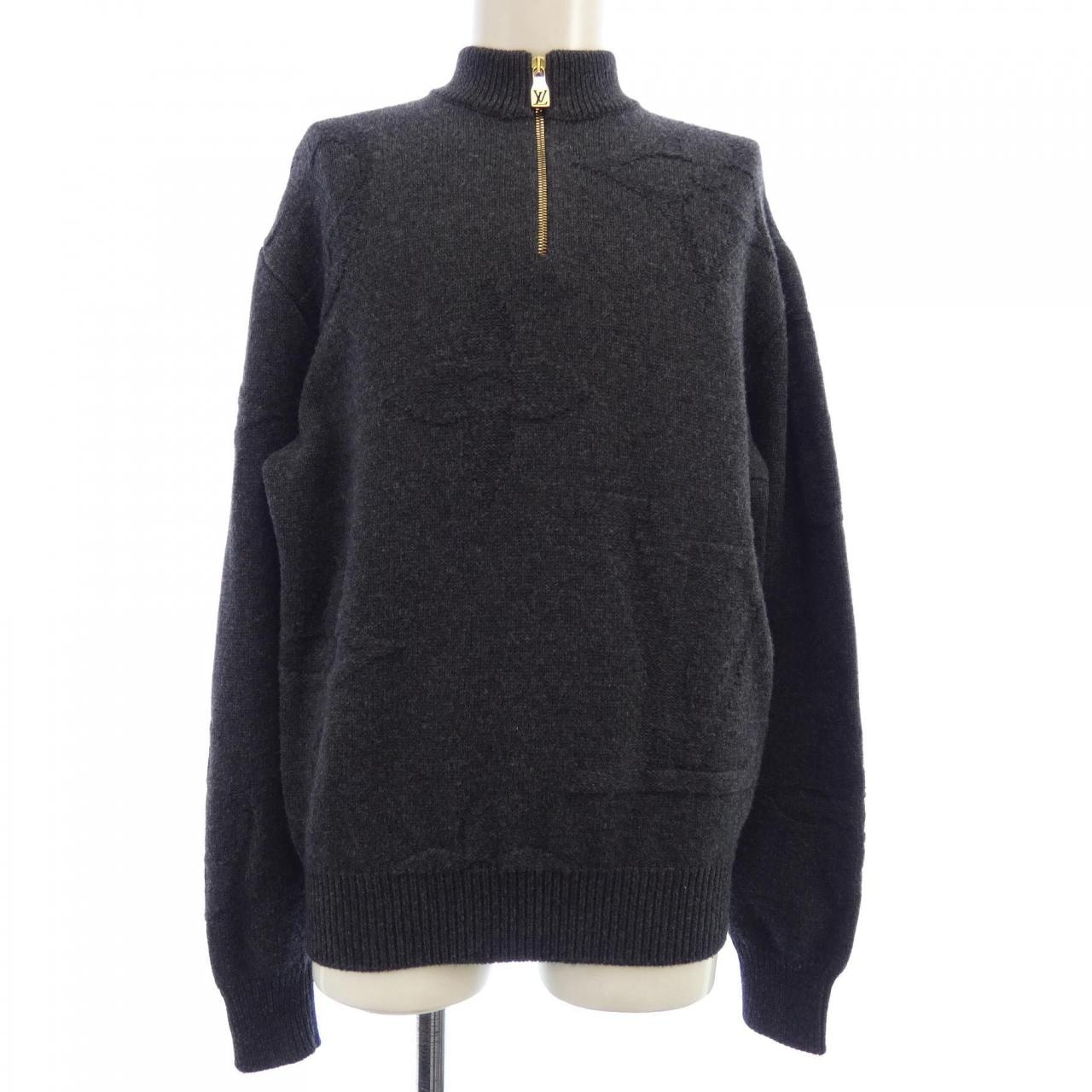 ルイヴィトン LOUIS VUITTON モノグラムジャカードウールハーフジッププルオーバー HSN04WNOS ニット