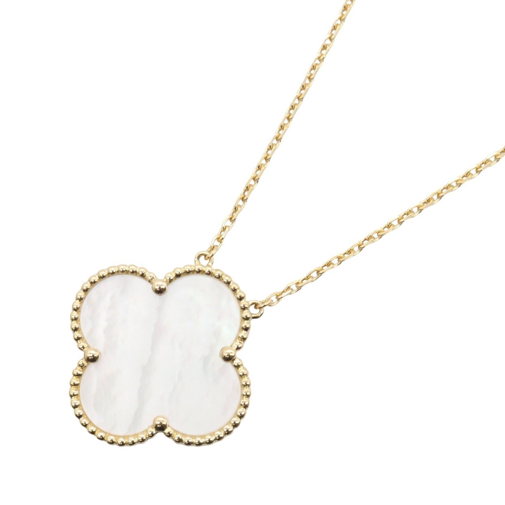 ヴァンクリーフ&アーペル Van Cleef & Arpels マジックアルハンブラ マザーオブパール ネックレス ネックレス ジュエリー K18(イエローゴールド) マザーオブパール レディース ゴールド系 / ホワイト系