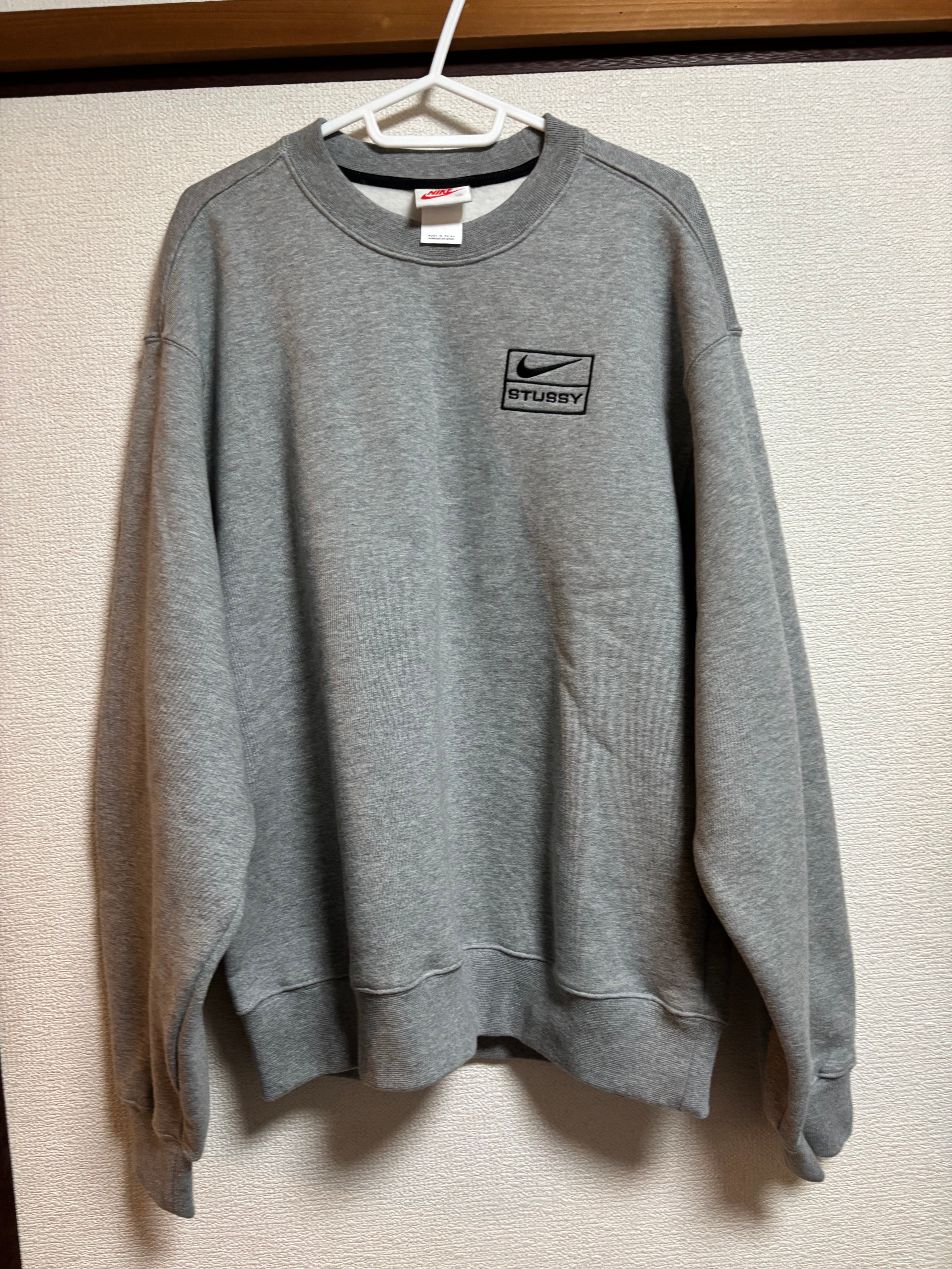 Nike x Stussy NRG BR Crew Fleece "Grey" 