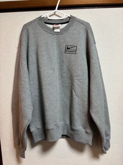 Nike x Stussy NRG BR Crew Fleece "Grey"