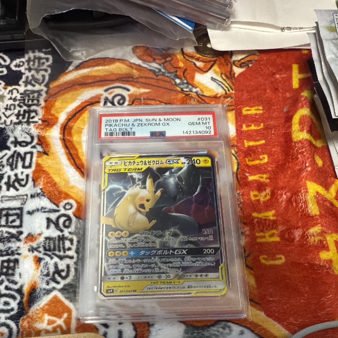 ピカチュウ&ゼクロムGX RR [SM9 031/095](拡張パック「タッグボルト