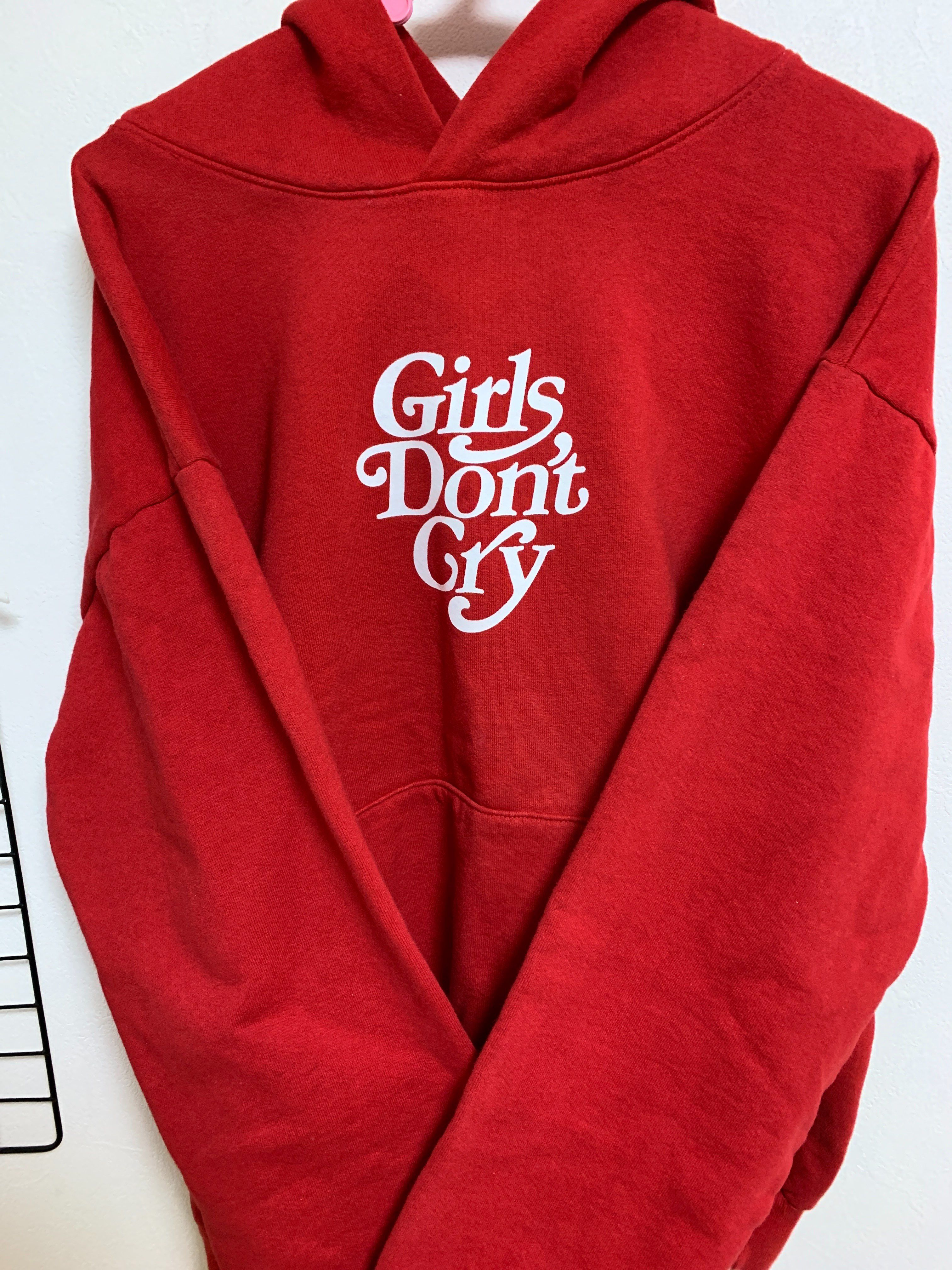 HUMAN MADE Girls Don ’t Cry hoodie "Red" / VERDY