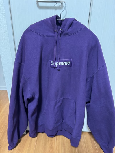 Supreme Box Logo Hooded Sweatshirt "Purple" (23FW)