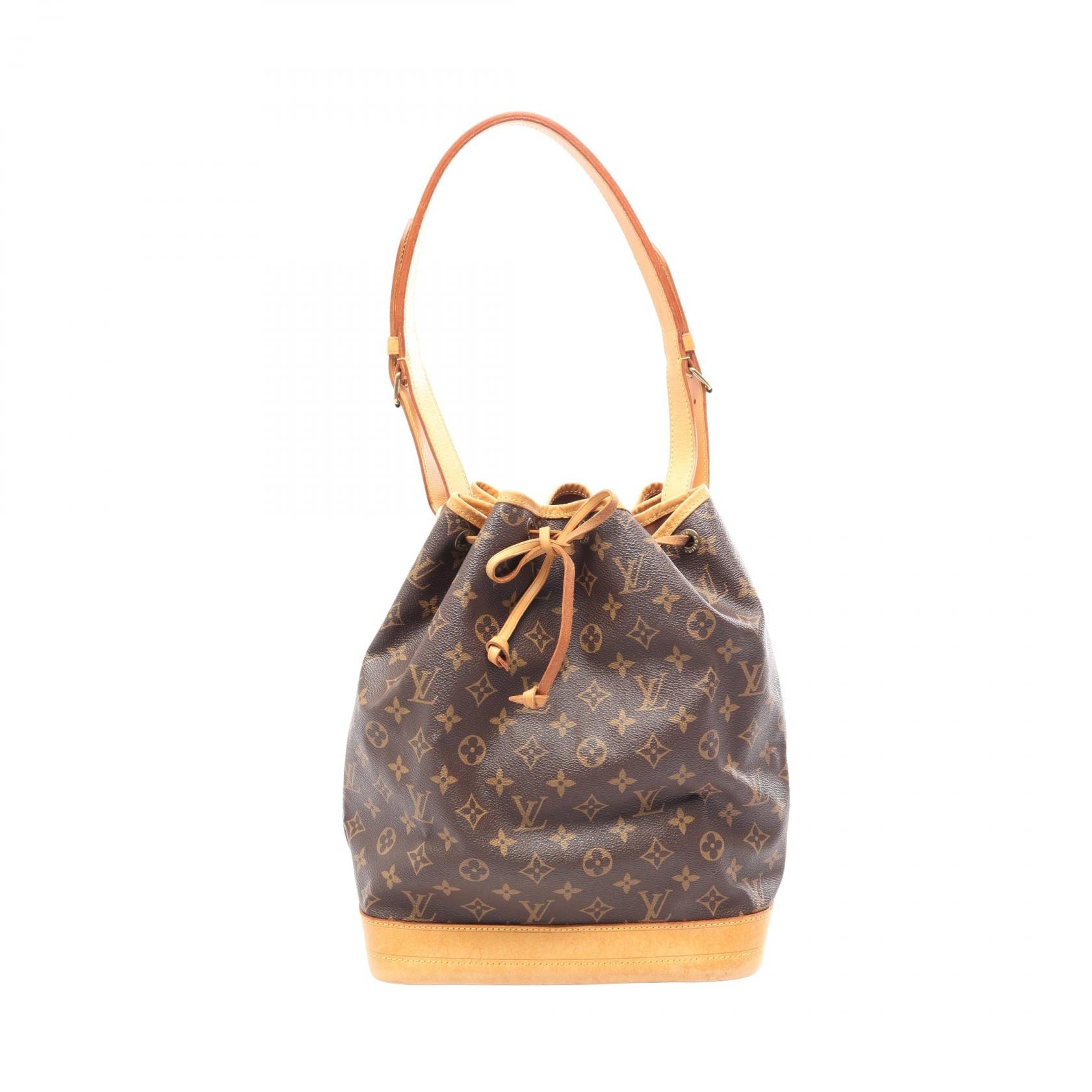 ルイ・ヴィトン LOUIS VUITTON ノエ モノグラム ショルダーバッグ バッグ PVCコーティングキャンバス レザー レディース ブラウン系 M42224 【中古】