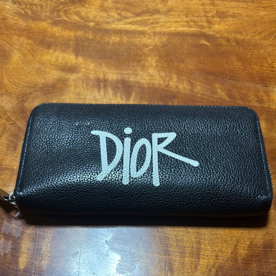 ディオール x ショーン ステューシー ウォレット 