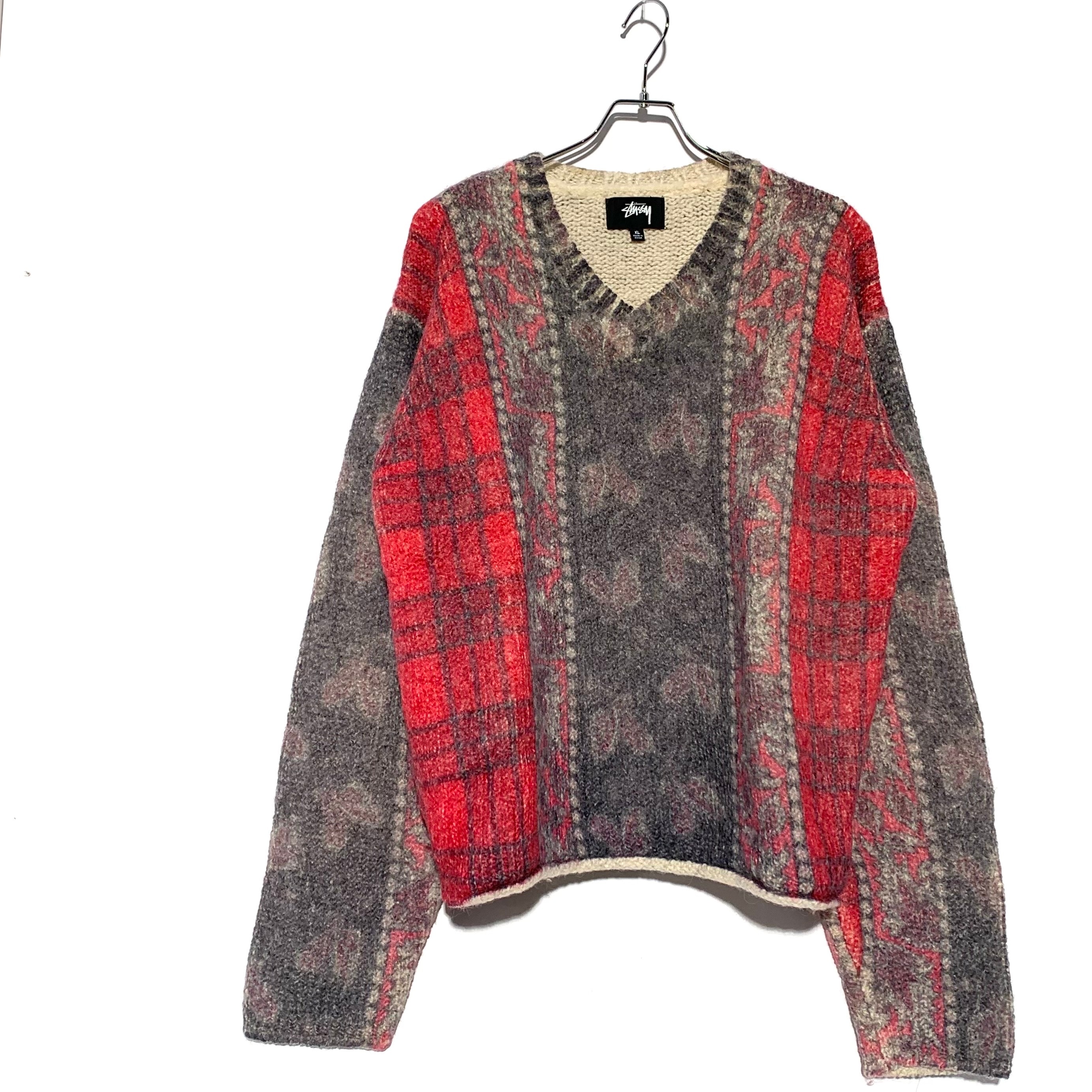 Stussy Mixed Print Alpaca Sweater "Multi"