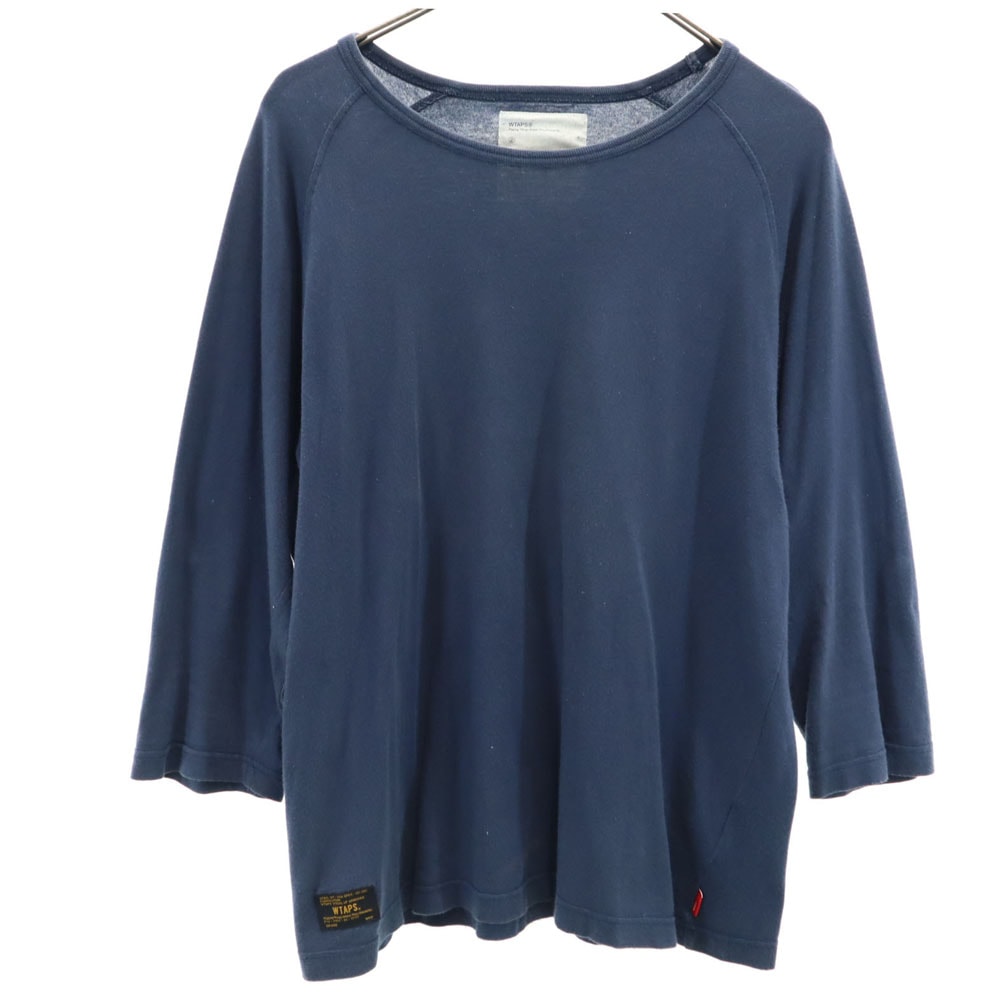 WTAPS ダブルタップス 7分袖 Tシャツ 2 ネイビー ロンT