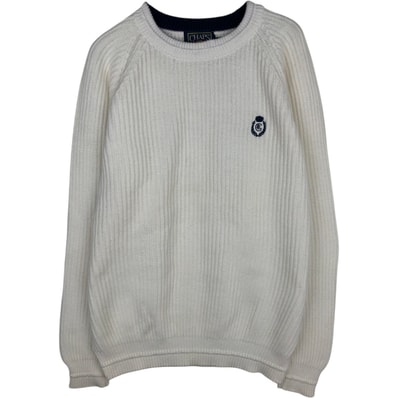 古着 ラルフローレン Ralph Lauren CHAPS チャップス リブ編み コットンニットセーター メンズM相当/eaa618193