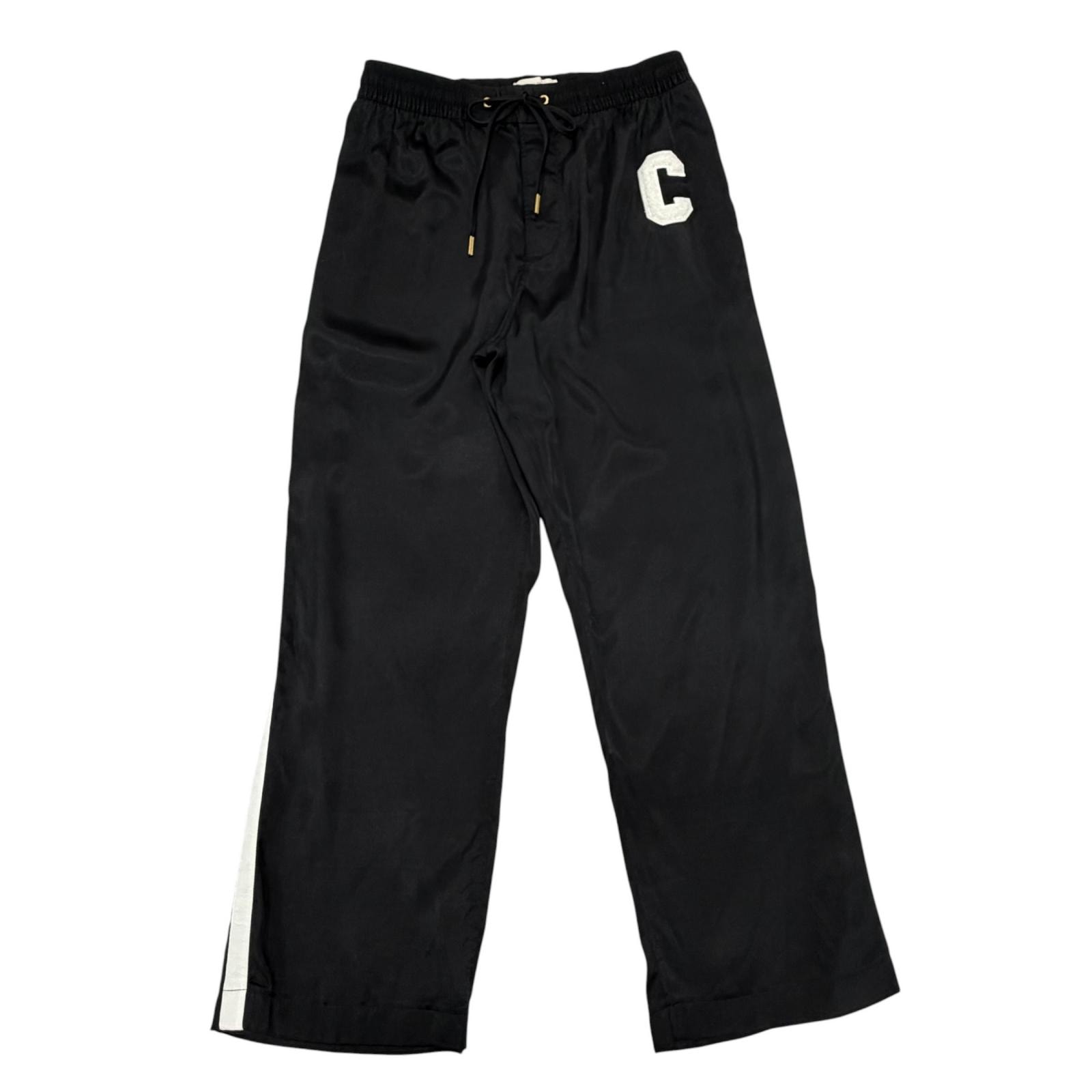 極美品 セリーヌ パンツ ブラック レディース 38 2P535164I