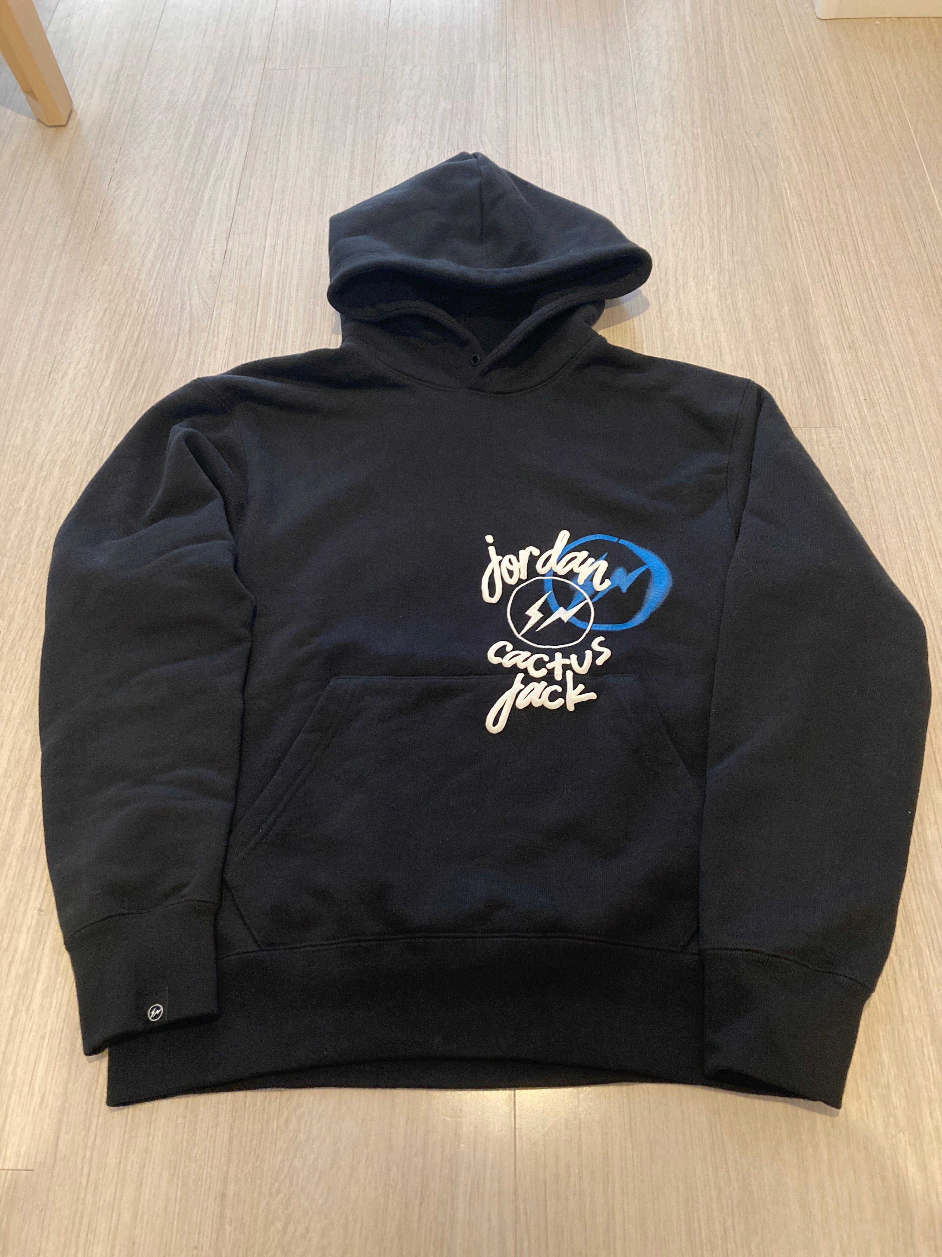 Air Jordan Travis Scott Fragment Hoodie "Black"