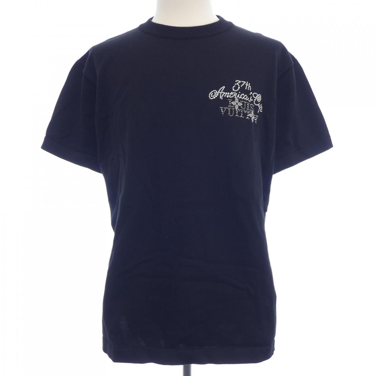 ルイヴィトン LOUIS VUITTON エンベリッシュドショートスリーブコットンクルーネック HRN57WOY8 ニット