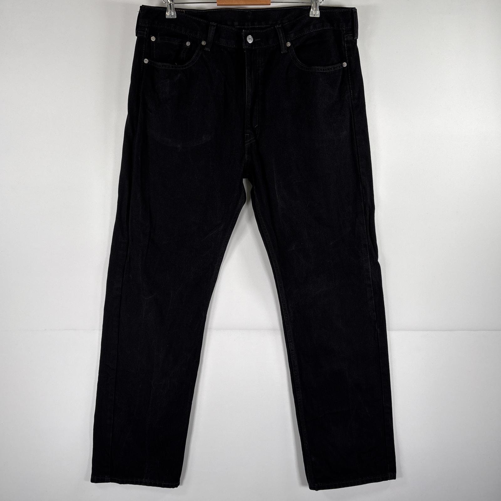 古着 リーバイス Levi's デニムパンツ 505 ストレート ジーパン カラーデニム ジップフライ 大きいサイズ w38 L32 ブラック メンズ