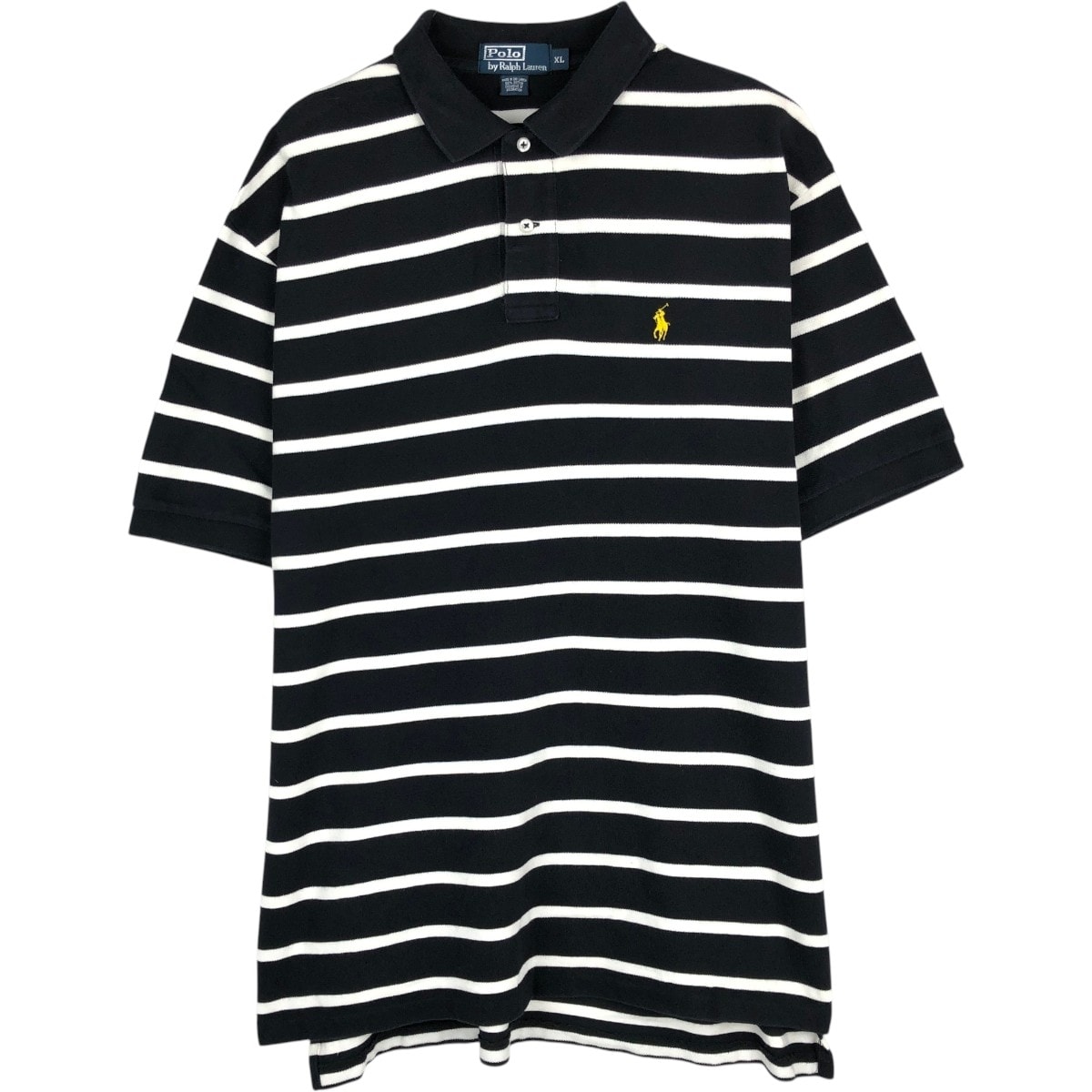 古着 ラルフローレン Ralph Lauren POLO by Ralph Lauren 半袖 ボーダー ポロシャツ メンズXL相当/eaa667444