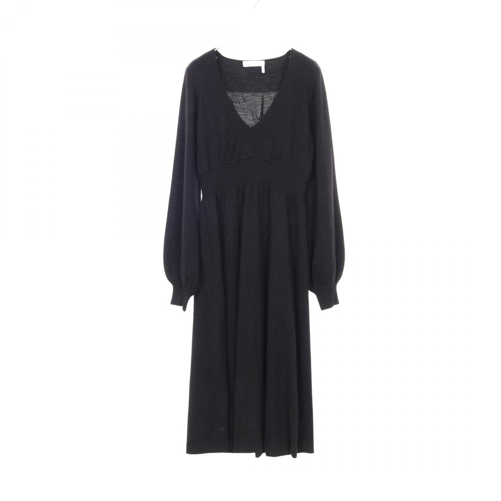 クロエ Chloe ワンピース 衣料品 トップス ウール レディース ブラック系 17AMR05-17A650 【中古】