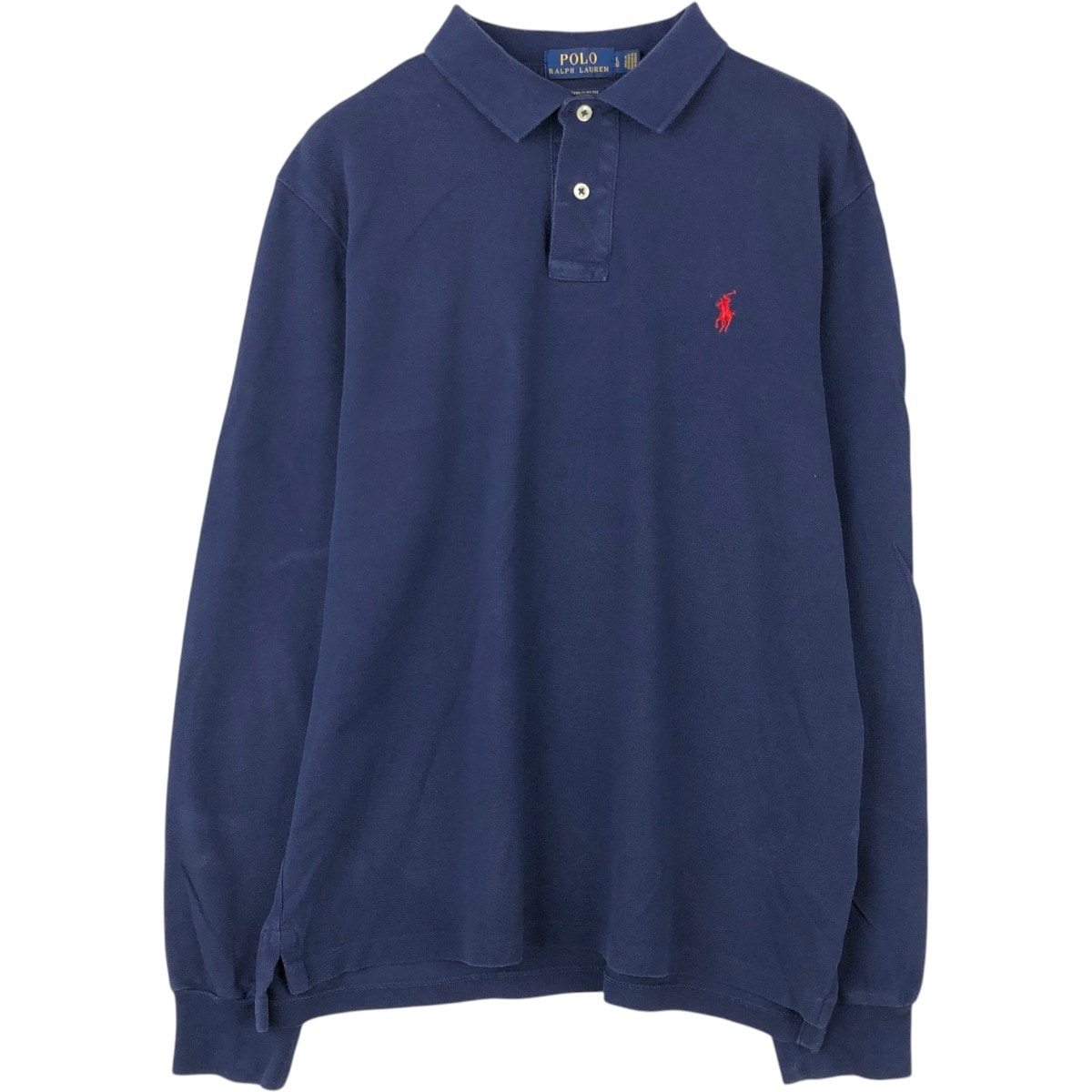 古着 ラルフローレン Ralph Lauren POLO RALPH LAUREN CUSTOM SLIM FIT 長袖 ポロシャツ メンズL相当/eaa667154