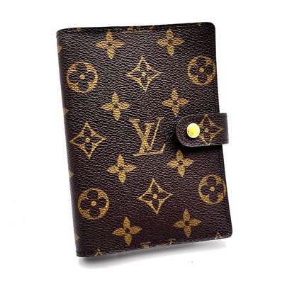 LOUIS VUITTON(ルイ・ヴィトン)アジェンダPM ヴィンテージ 手帳カバー モノグラム キャンバス ゴールド金具 システム手帳 R20005【中古】