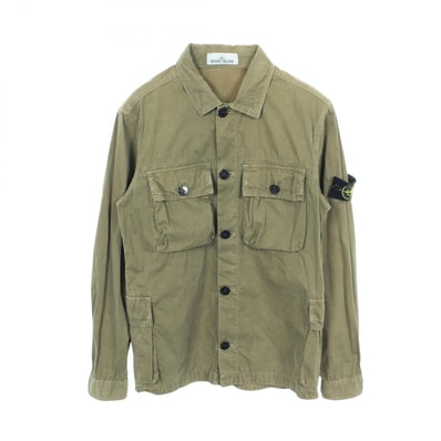 ストーンアイランド STONE ISLAND 衣料品 アウター コットン メンズ カーキ系 6615119WN 【中古】
