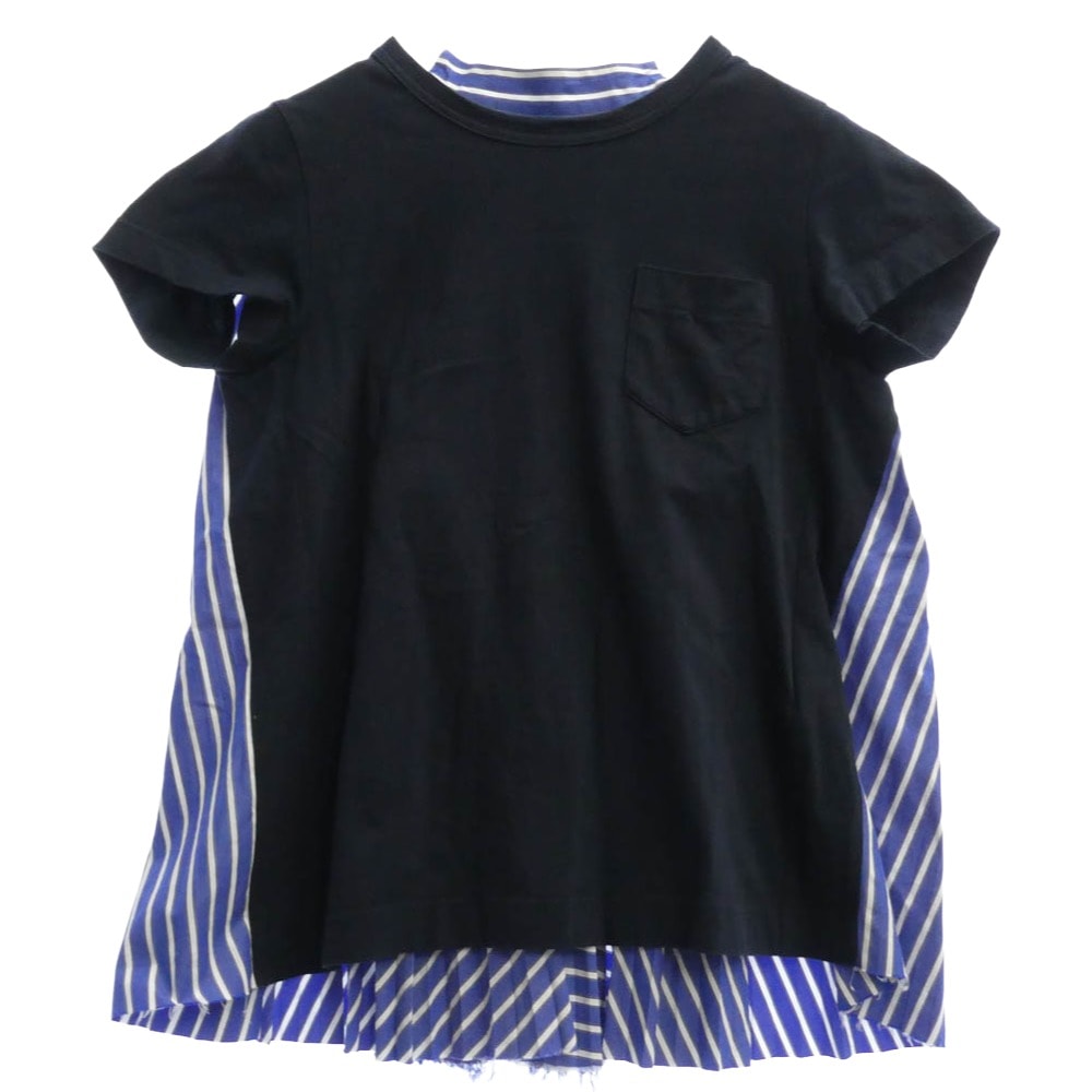 C (やや傷や汚れあり)】Sacai サカイ Tシャツ 18SS 18-04003 バック