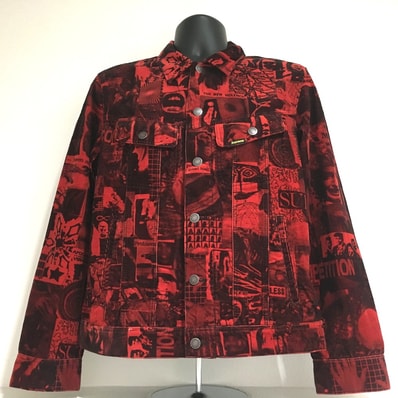シュプリーム Supreme コーデュロイ トラッカージャケット アパレル Vibrations Corduroy Trucker jacket ジャケット コットン レッド系 新品同様