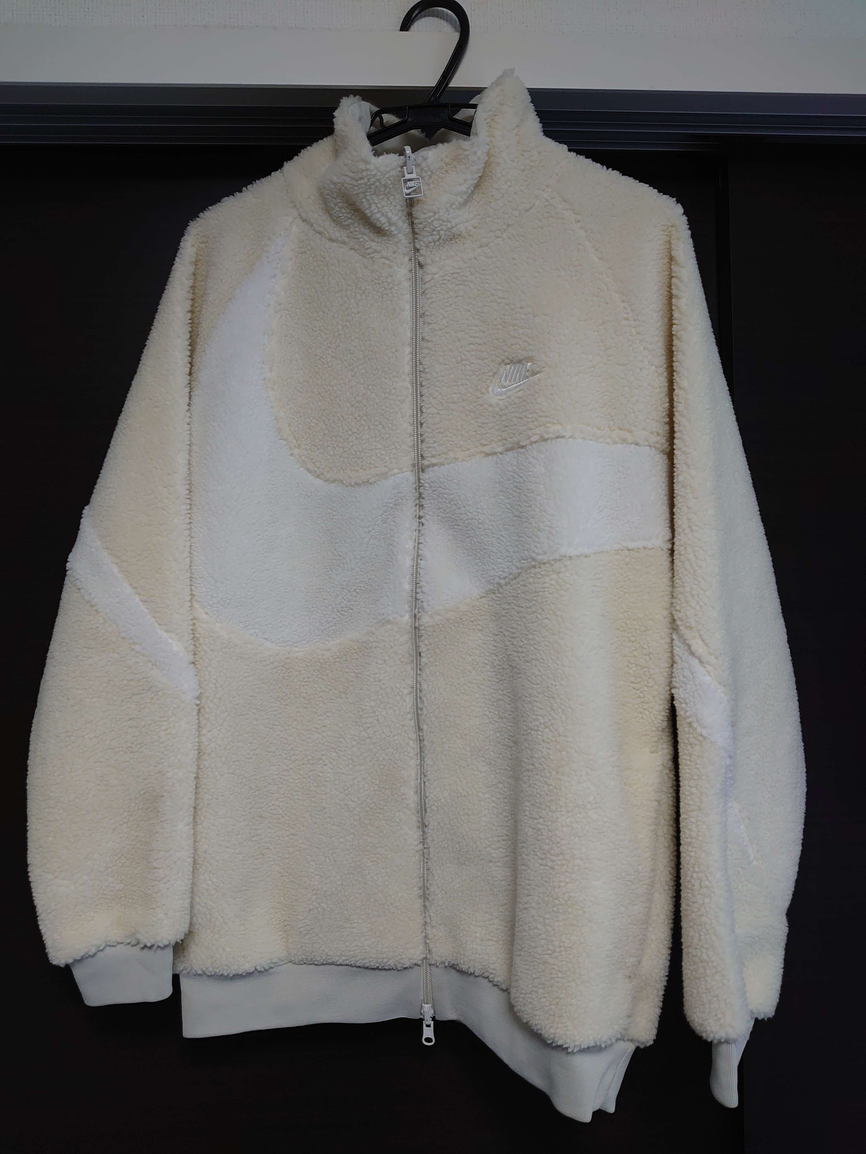 Nike Big Swoosh Boa Jacket "Light Bone/Sail"