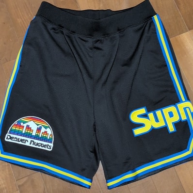 Supreme x Mitchell & Ness Teams Basketball Short "Black"