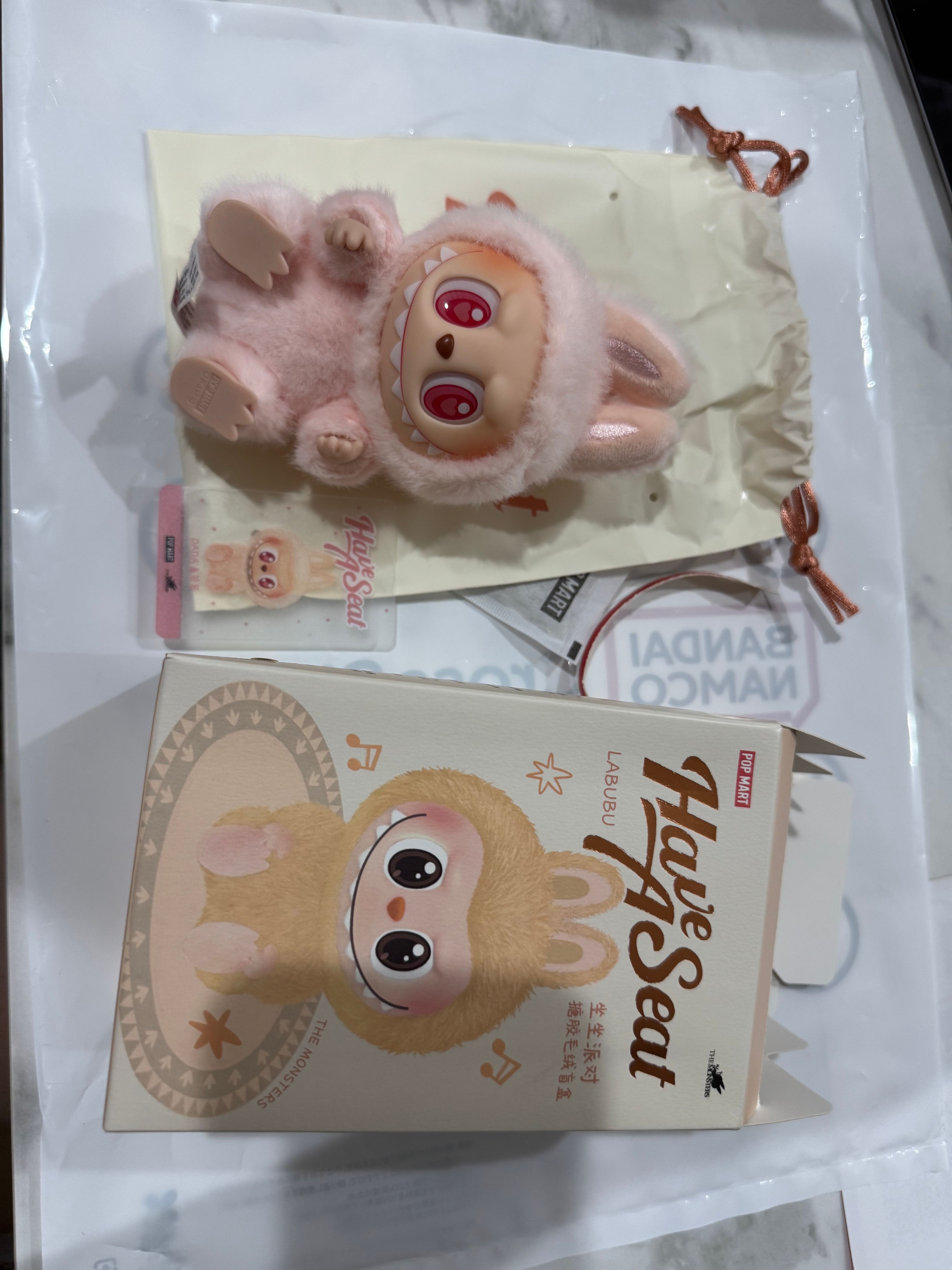 POP MART THE MONSTERS (LABUBU) Have a Seat Plush Series DADA