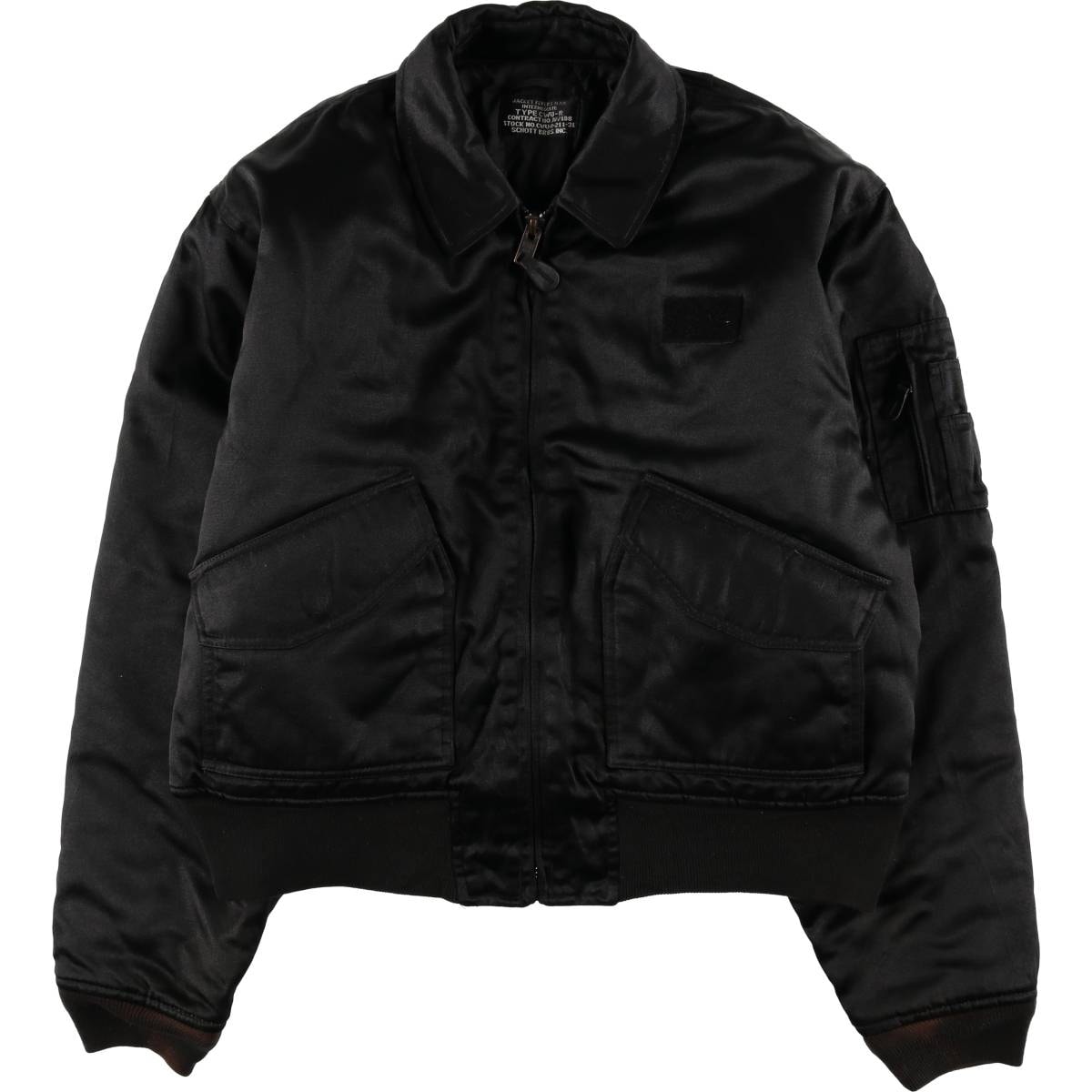 古着 民間品 ショット SCHOTT CWU-R 中綿入り ミリタリー フライトジャケット メンズXL相当/eaa627732
