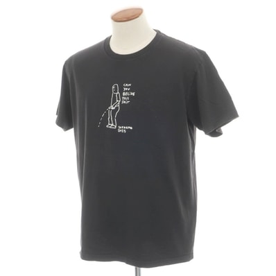 【中古】シュプリーム Supreme 2025年春夏 Piss Tee コットン クルーネック 半袖Tシャツ ブラック【サイズM】【メンズ】