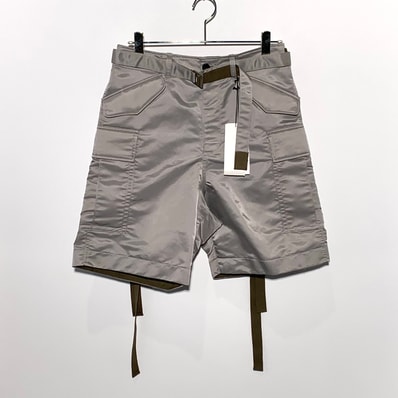 sacai Nylon Twill Shorts "Grey"