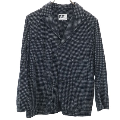 ENGINEERED GARMENTS エンジニアドガーメンツ USA製 ドット柄 テーラードジャケット XS 黒 水玉