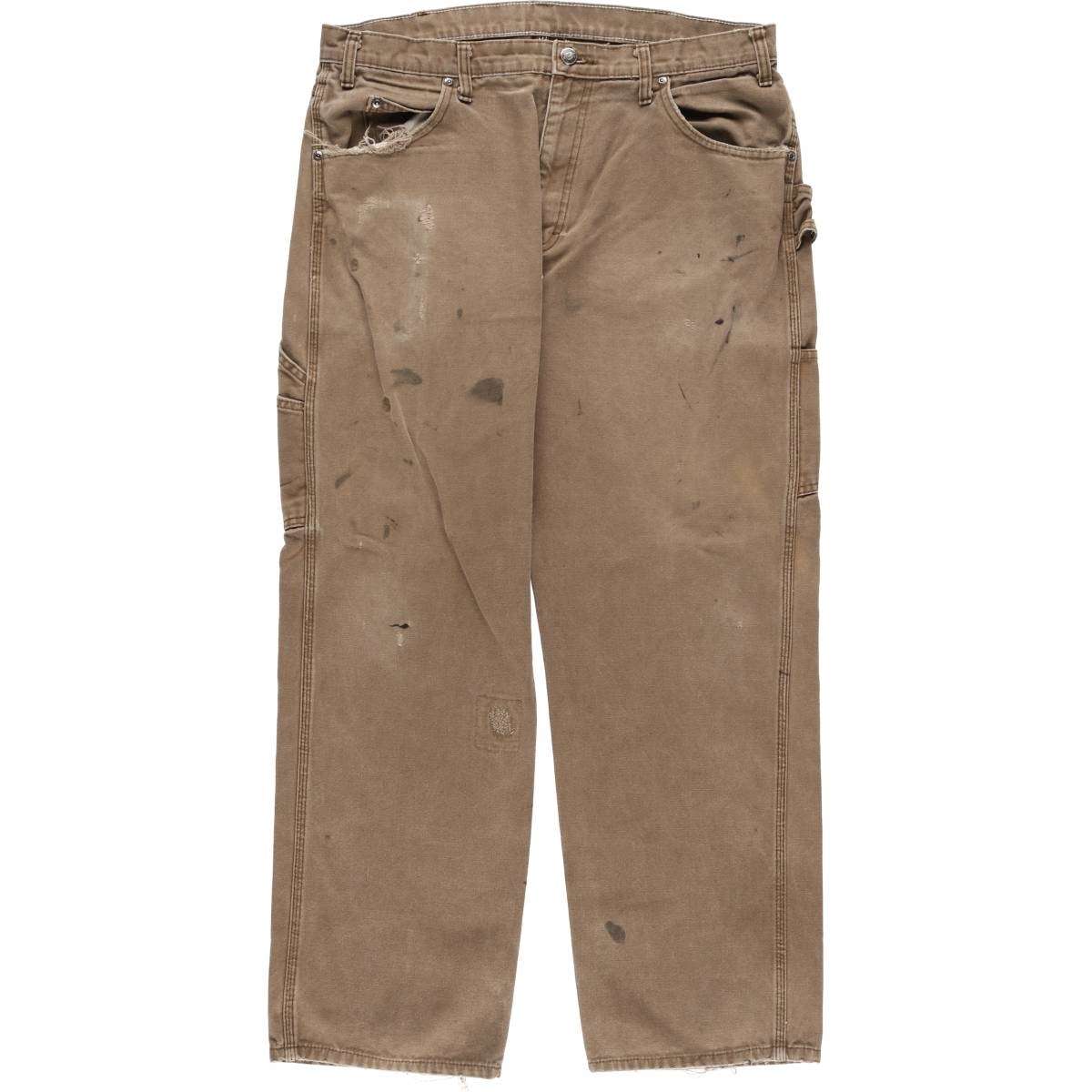 古着 ディッキーズ Dickies ダックペインターパンツ メンズw36相当/eaa526170