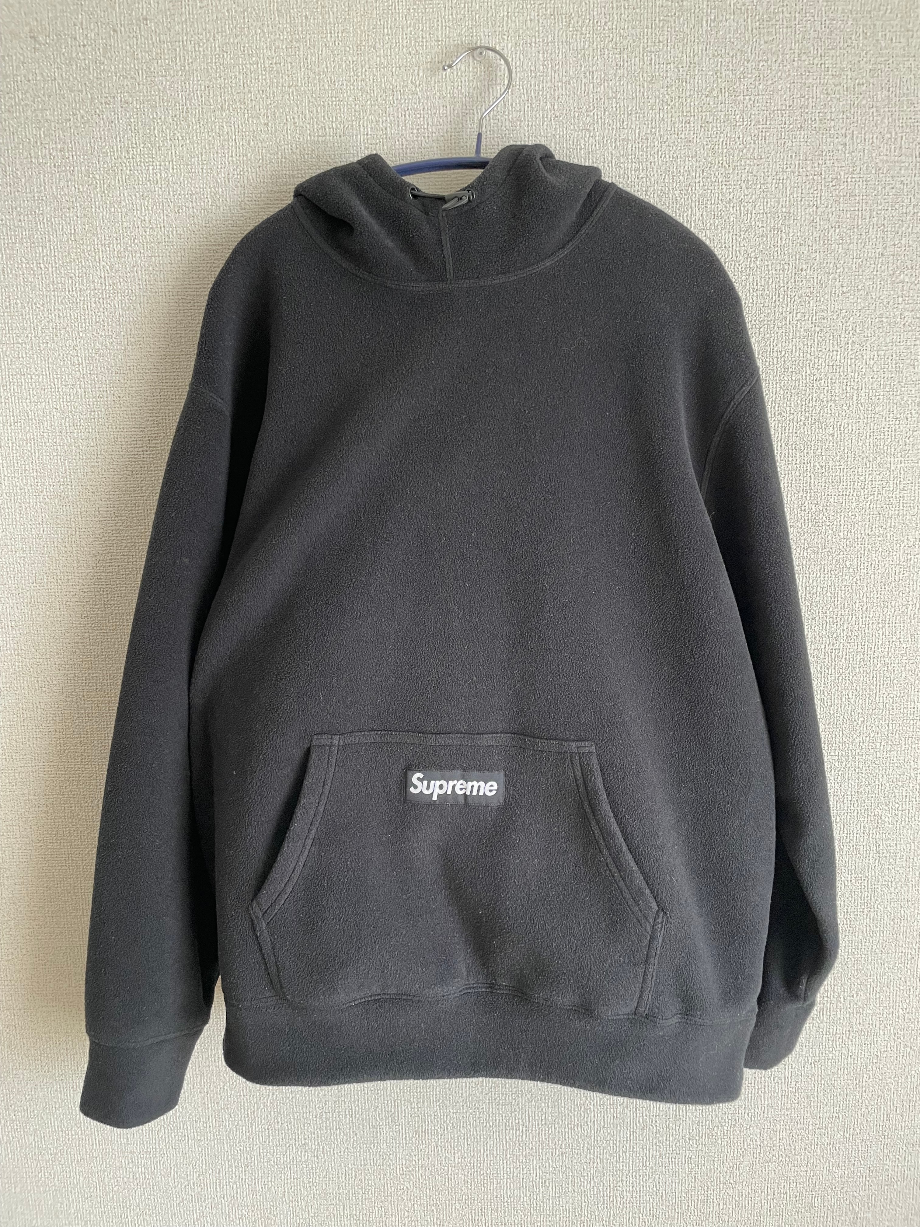 Supreme Polartec Hooded Sweatshirt "Black"