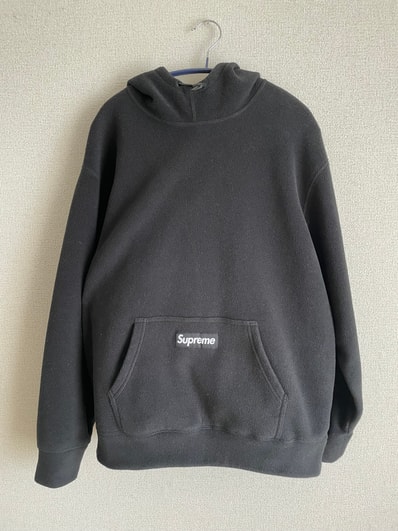Supreme Polartec Hooded Sweatshirt "Black"