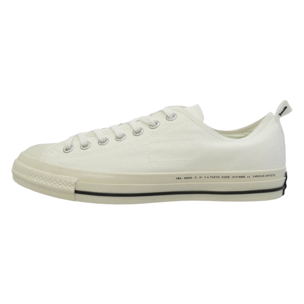 CONVERSE FRAGMENT DESIGN フラグメントデザイン × FRAGMENT DESIGN × V.A. フラグメントデザイン  ヴイエー VBA16000 ALL STAR OX オールスター スニーカー ホワイト系 28cm【美品】【中古】