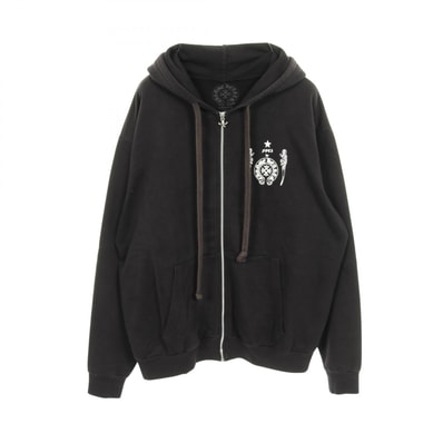 Chrome Hearts Foti Harris Teeter Space Suit Zip Hoodie "Black"