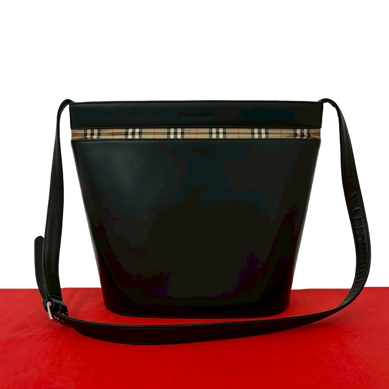 BURBERRY バーバリー グレース ショルダーバッグ ブラック レザー バーバリー グレース レザー スモール ショルダー 