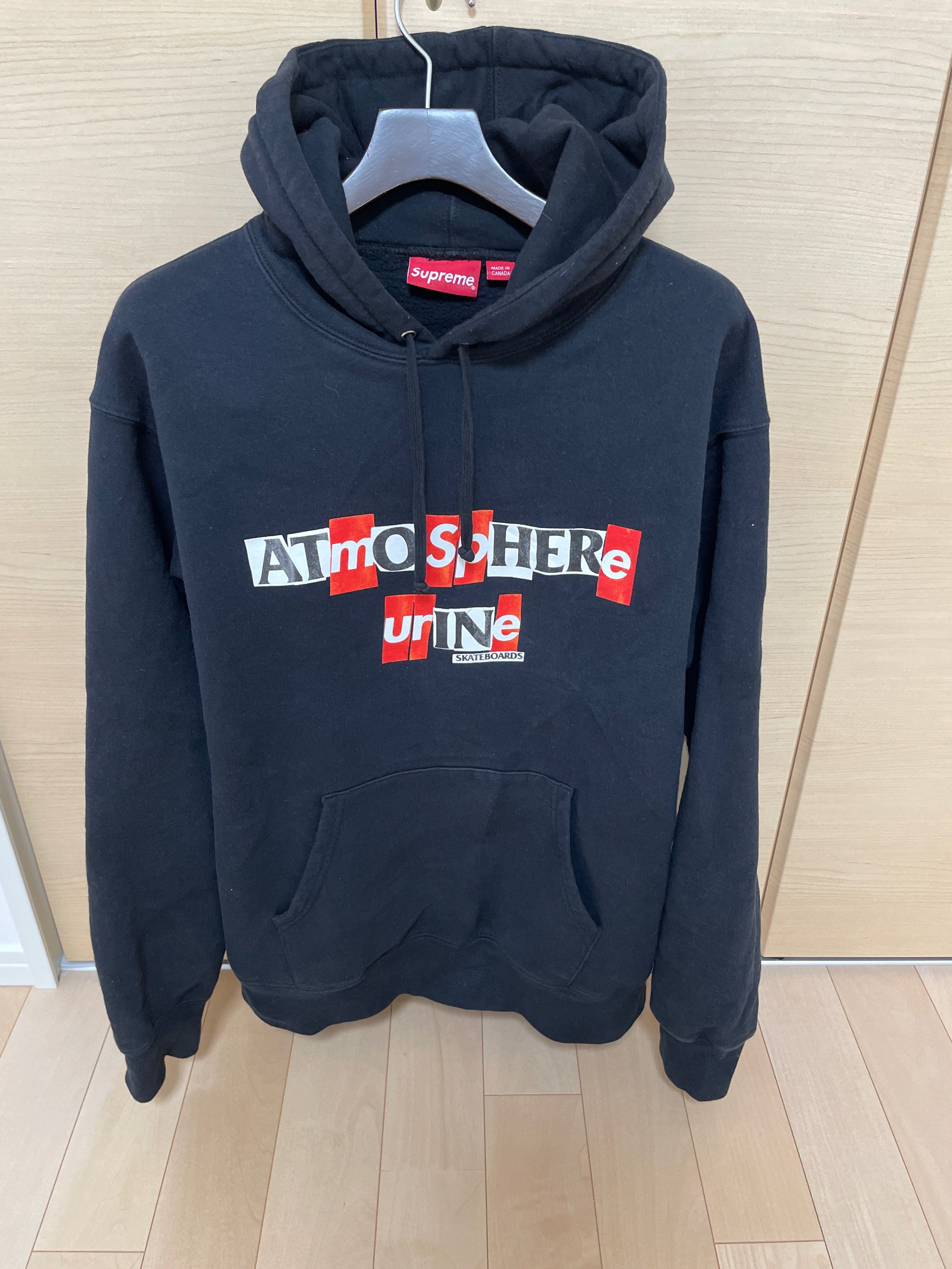 Supreme / Anti Hero Hooded Sweatshirt "Black"